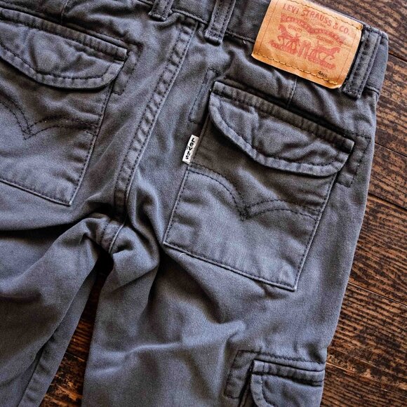 Slate Grey Carpenter Pants: 4T - Picture 4 of 6